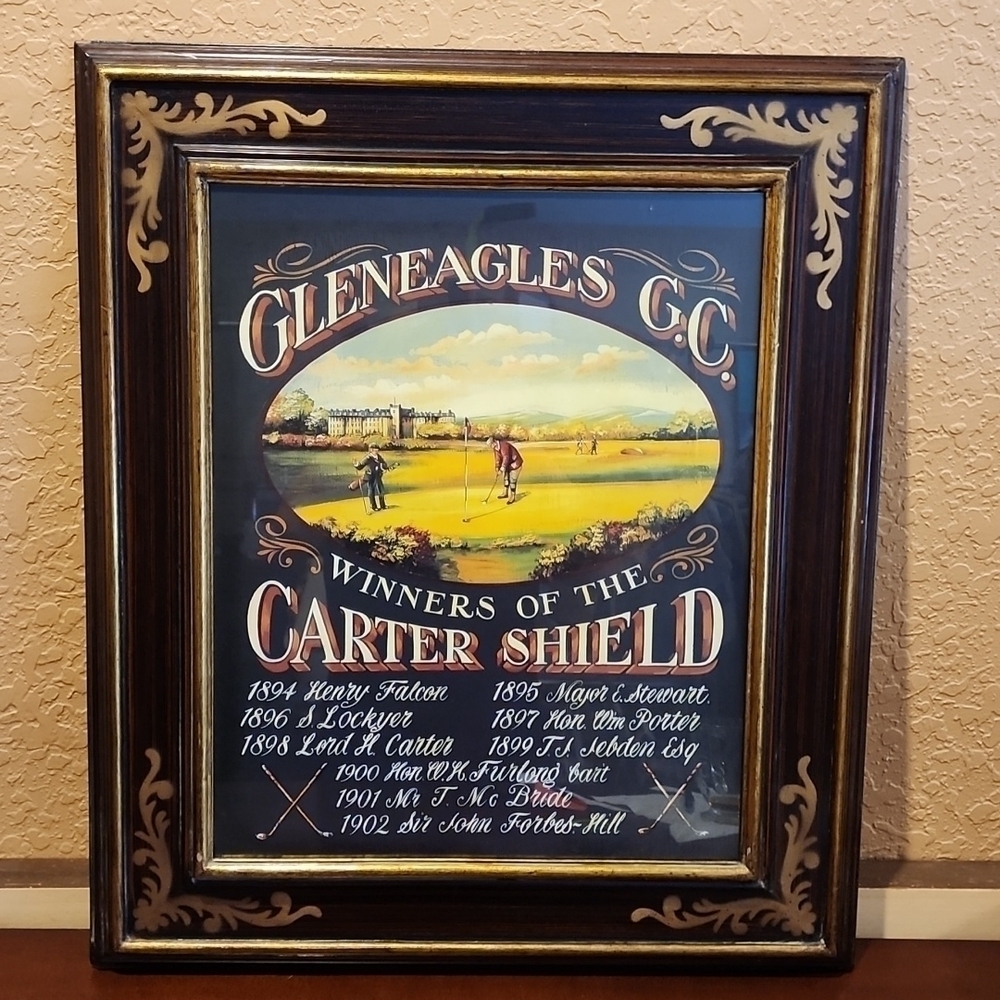 VINTAGE GOLF ART - Picture 2 of 4